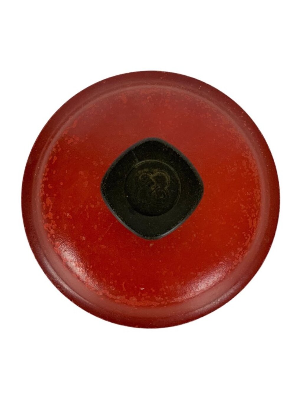Vintage Club Aluminum Red Saucepan Lid 6 inch Cast Aluminum Heat Resistant Knob